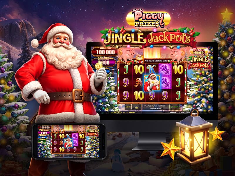 Piggy Prizes - Jingle Jackpots 800x600