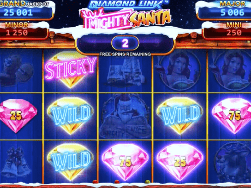 Reel Reveal Diamond Link™: Mighty Santa™